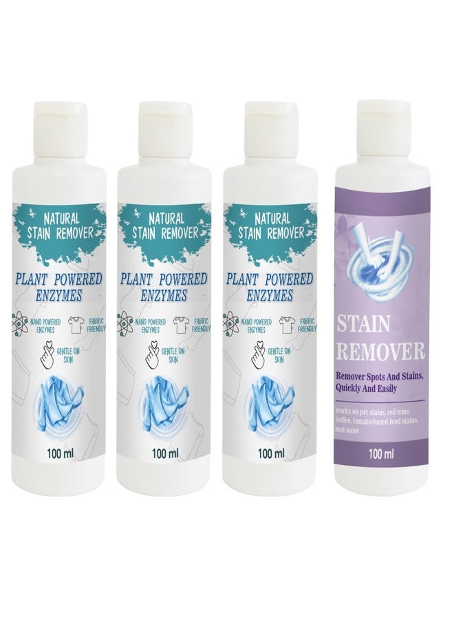 TOOVUS Stain Remover Combo Pack of Shirt (Pack of 3) and Purple Stain Remover | Multi-Surface Cleaning Solution for Clothes, Fabrics, Upholstery (100 g Each) - Image 1